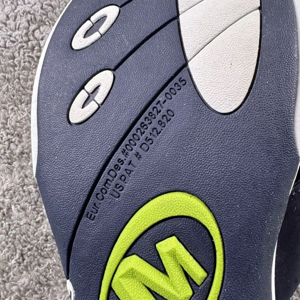 Merrell Nubuck Leather Comfort Thong Sandals Navy Women’s Size 10 Medium Q-Form